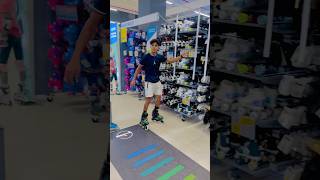 Skating shoes shop 😍😍🛼 sameerskater viral dubaiskating dubailife skateshoes rollerskating [upl. by Aicirtan485]