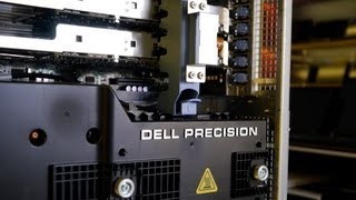 DELL Precision T7400 Inside [upl. by Esinal]