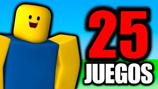 RECOMENDANDO 25 JUEGOS DE ROBLOX por si no sabias a que jugar XD [upl. by Loseff]