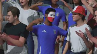 Italy Vs England Euros Final 2024 FC24 [upl. by Noiro]