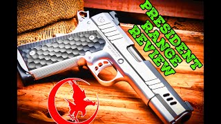 Range Review  The President  Double Stack 1911  Nighthawk Custom [upl. by Jovitta]