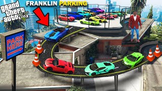 GTA 5  Franklin Build 2 Floor Parking Area For Supercars in GTA 5  GTA 5 mods [upl. by Ailekat389]