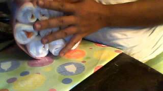 How to make square diaper cake [upl. by Sydney]