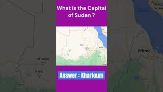 What is the Capital of Sudan  Country and Capital  pradhanseducation [upl. by Elleinwad617]