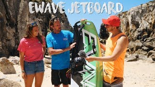 Ewave Jetboard  electric surfboard review [upl. by Asilana]