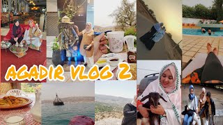 agadir vlog 2 🏜 سافرت لمدينة أكادير🤗 فندق Hamilton agadirالعناية بالبشرة في الصيف🌞 و الجو حار [upl. by Iaw]