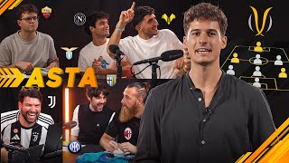 YOUTUBER LEAGUE 2425 🏆 TUTTA L’ASTA COSTRUIAMO LE ROSE ⚽️ [upl. by Einor]