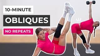 10Minute Oblique Workout No Repeat [upl. by Phyllis]