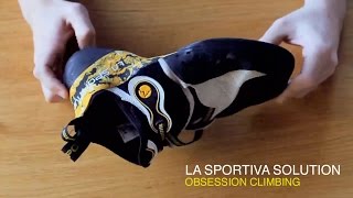 Review La Sportiva Solution climbing shoe [upl. by Eicats]