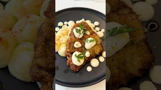 Classic Milanesa Argentina with Mashed Potato amp Lemon Aioli cooking recipe milanesa [upl. by Beryl]