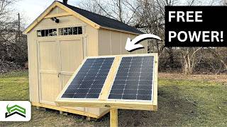 DIY Solar Powered Shed Setup [upl. by Sascha]