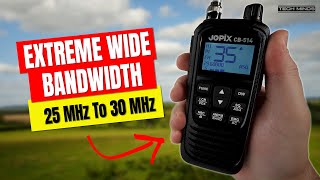 JOPIX CB514 Extreme Wide Bandwidth AMFM 1112M Handheld Transceiver [upl. by Airliah572]