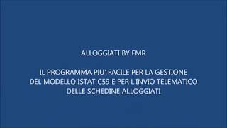 Gestione Alloggiati Strutture Ricettive  Istat amp Questura [upl. by Eelatsyrc]