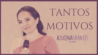 TANTOS MOTIVOS  AZUCENA ORANTES LA VOZ [upl. by Ahseena]