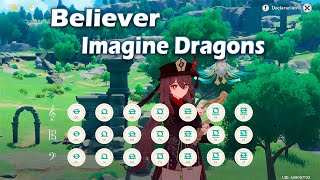 Believer  Imagine Dragons Genshin Impact  Windsong Lyre [upl. by Vivie]