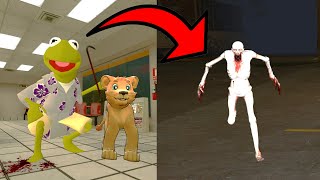 SCP096 INVADES STORE  Garrys mod Sandbox [upl. by Ardnuahs]