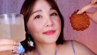 여수언니 약과 먹으며 수다 ASMR [upl. by Airtemed]