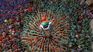 Concurs de Castells de Tarragona  4d10fm Castellers de Vilafranca [upl. by Nanine862]