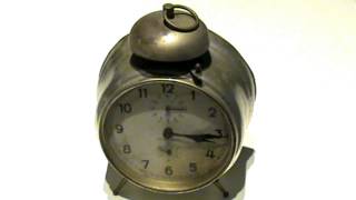 Old Alarm Clock Sound  Ringing  Made in Germany 1920s  30s [upl. by Ricardo]