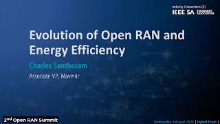 Evolution of Open RAN and Energy Efficiency [upl. by Narrat]