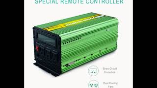 Special Discount on Edecoa 2000W Power Inverter DC 12V to 110V AC with LCD Display and Remote [upl. by Airretal]