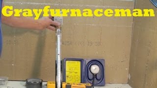 How to test water column gauges for gas furnaces [upl. by Donahue196]