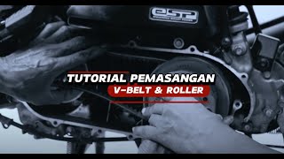 PEMASANGAN VBELT amp ROLLER TEIKOKU PARTS INDONESIA [upl. by Bihas]