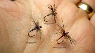 Tying the Waterhen Bloa Dry Fly by Davie McPhail [upl. by Ahsimin946]