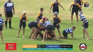 u13A Rugby  Durbanville vs Paarl Boys [upl. by Eenobe]