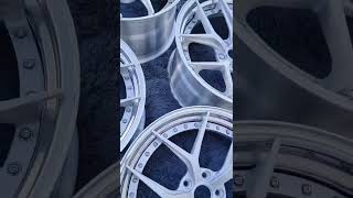 alloy 2 pieces forged process Y shape spokes wheels [upl. by Notniw]