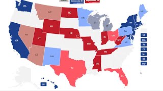 2024 Senate Map Prediction February 2024 [upl. by Nyrraf588]