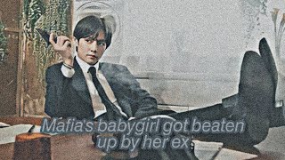 •Taehyung Oneshot• Mafias babygirl got beaten up by her ex [upl. by Broddie]