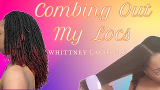 Combing Out My Locs After 4 Years [upl. by Ahsineg]