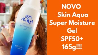 Novo Skin Aqua Super Moisture Gel 165g resenha Como é na pele Qual a composição Vale a pena [upl. by Itak]