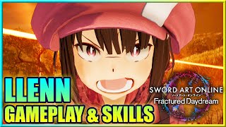 Sword Art Online Fractured Daydream LLENN Gameplay amp Skills Preview English Subs [upl. by Bolten597]