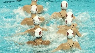 L’équipe nationale canadienne de nage synchronisée fait la promotion de TO2015 [upl. by Itsyrc]