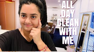 ALL DAY CLEAN WITH ME  ENTIRE HOUSE  WATCH THIS  VLOG 28 [upl. by Bonnice]