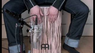 Meinl Snare Cajon White Ebony Afro Cuban Beats with Jimmy Lopez [upl. by Laitselec103]