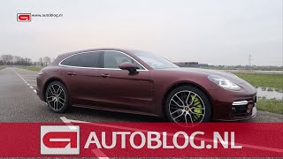 Porsche Panamera Turbo S EHybrid rijtest 700 pk en meer dan 300 kmu [upl. by Cinderella]