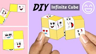 How To Make A Infinite Cube  Easy Tutorial For Beginners  Diy  Fidget Toy [upl. by Lydie]