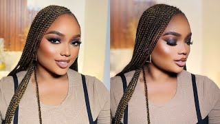 MAKEUP TRANSFORMATION FT MY CLIENT DETAILED BEGINNER MAKEUP TUTORIAL [upl. by Maag]