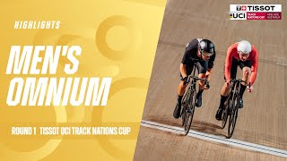 Mens Omnium Highlights  Adelaide AUS  2024 Tissot UCI Track Nations Cup [upl. by Ortrude]