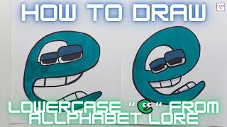 How to Draw Lowercase quotequot From Alphabet Lore craftkidstv alphabetlore artforkids drawing [upl. by Hawthorn]