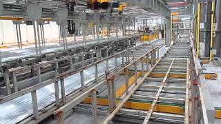 ALUMINIUM EXTRUSION PLANT  AUTOMATIC SKIPS HANDLING [upl. by Diraf325]