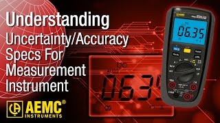 AEMC®  Understanding UncertaintyAccuracy Specs 5215 Discontinued Replaced by 5217 [upl. by Silverman619]