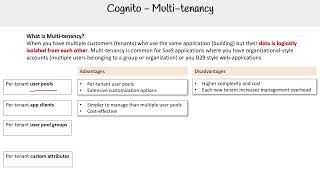 Cognito Multi Tenancy [upl. by Eelan969]