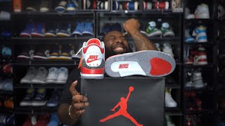 FIRST LOOK Air Jordan 3 Fire Red 2022 Nike Air [upl. by Tiena]