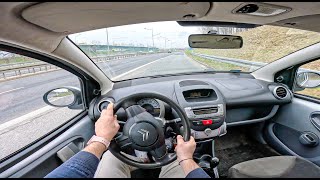 2006 Citroen C1  14 HDi 54HP  POV Test Drive [upl. by Leahcimnoj]