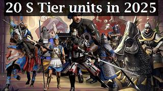 UNITS TO GET FIRST  Top 20 Units in Conquerors Blade ⚔️ 🏇😲Across all Tiers [upl. by Annol]