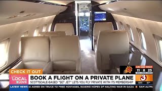 Book a flight on a private plane with Scottsdalebased company [upl. by Jolene]